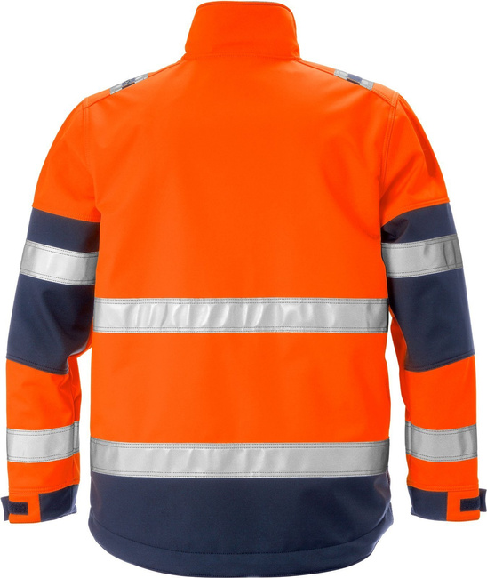 KURTKA ODBLASKOWA SOFTSHELL FRISTADS HI-VIZ KLASY 2 4083 WYH