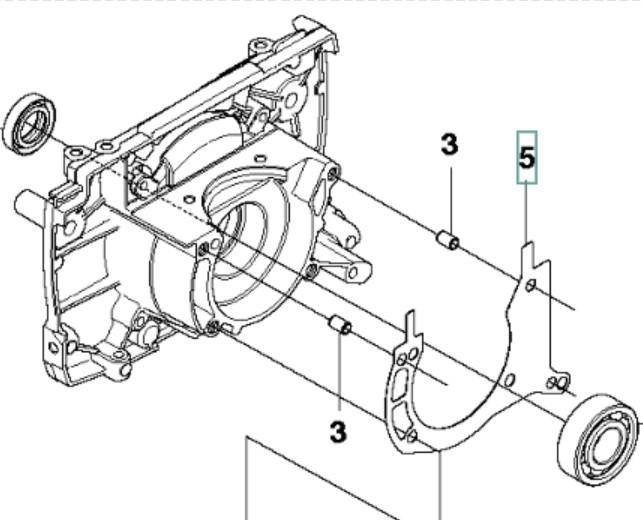 Uszczelka karteru Husqvarna 355 RX