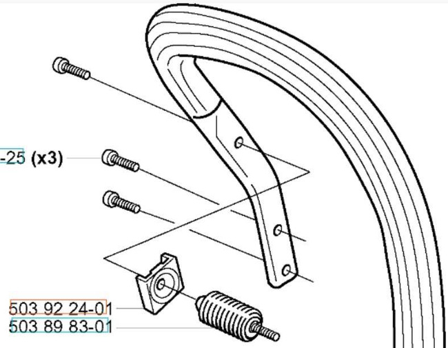 Przegroda Husqvarna 346XP