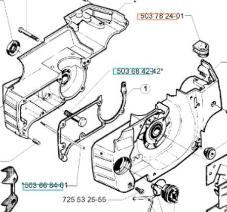Uszczelka Husqvarna 254 xp