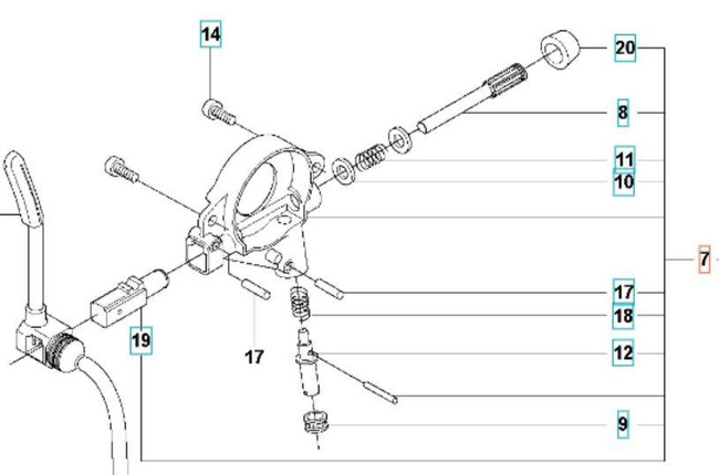 Pompa oleju Husqvarna 560 XP 555