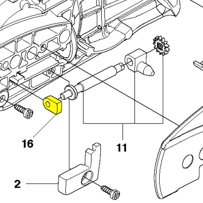 Tuleja łożyska Husqvarna 450