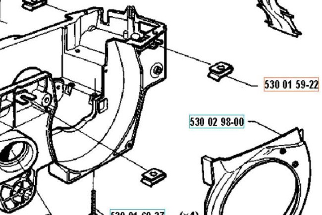 Nakrętka Husqvarna P351