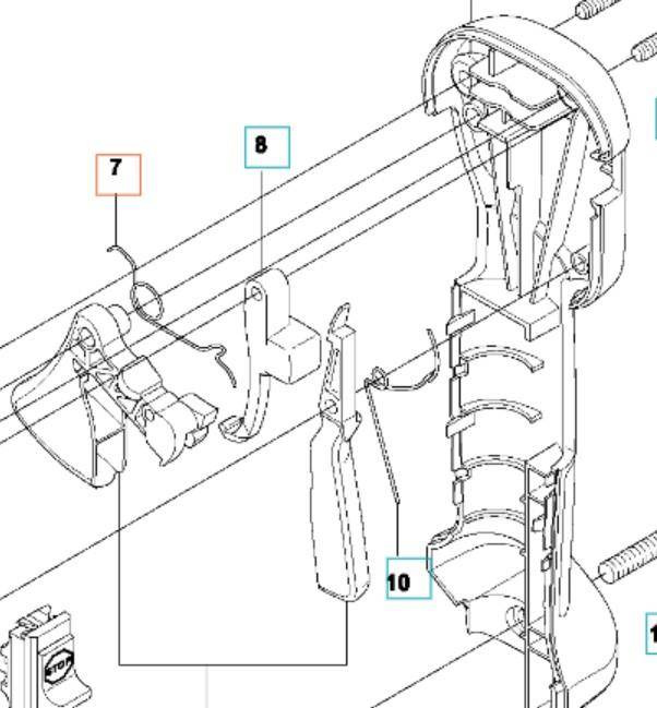 Sprężyna Husqvarna 323R