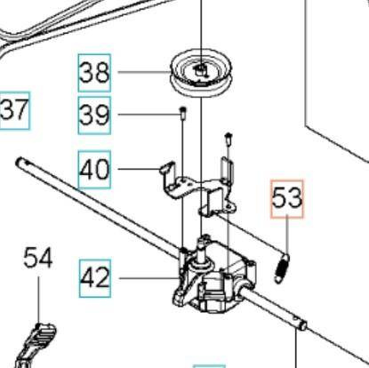 Sprężyna napędu Husqvarna LC 356 V
