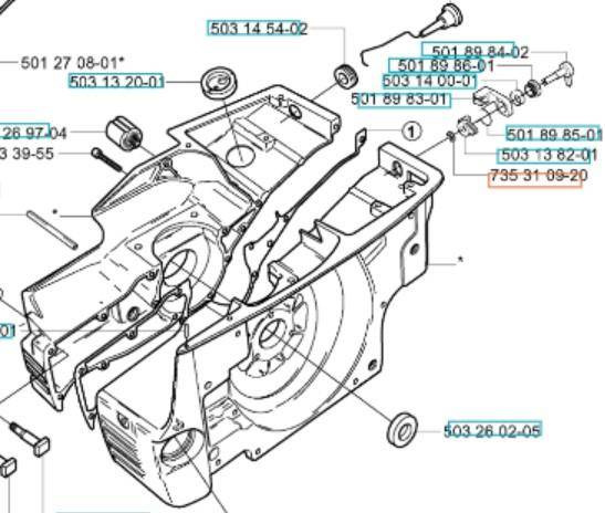 Pierścień zabezp. Husqvarna