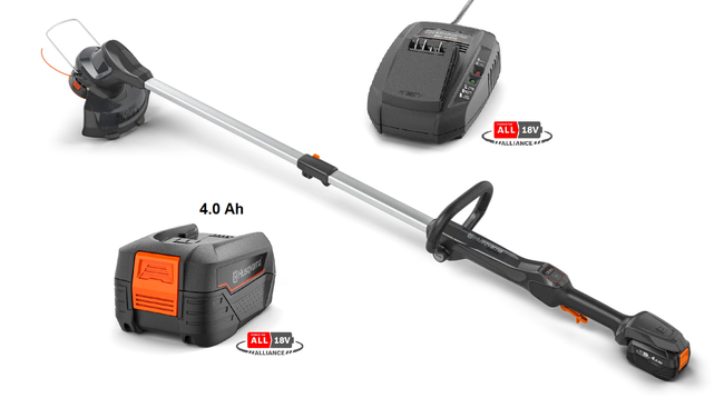Podkaszarka akumulatorowa Husqvarna Aspire™ T28-P4A zestaw z baterią 4.0Ah  i ładowarką