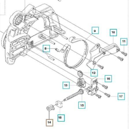 Wodzik napinacza Husqvarna 236