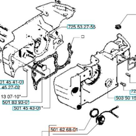 Uszczelka korka oleju Husqvarna 346 itp