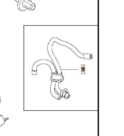 Przewód przelewowy 550 Mark 2 572 xp