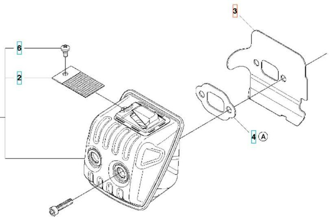 Osłona termiczna Husqvarna 445 450