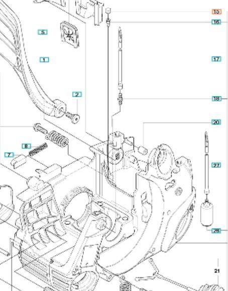 Odpowietrznik Husqvarna 236