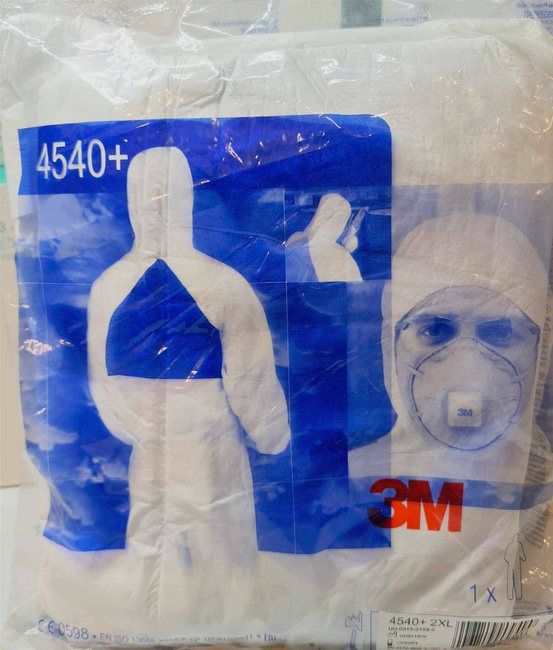 Kombinezon ochronny 4540+ 3M biały/2XL