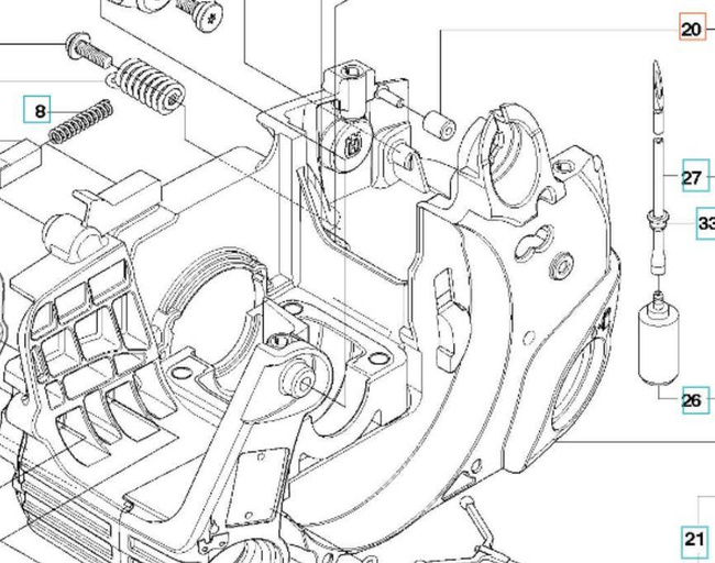 Izolator Husqvarna 240