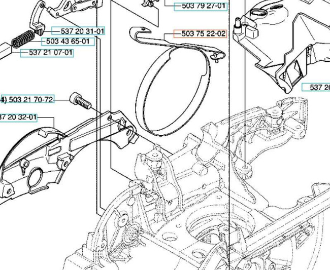 Taśma hamulca Husqvarna 365 372