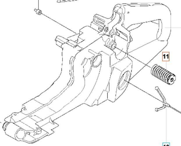 Amortyzator Husqvarna 362 372 XP