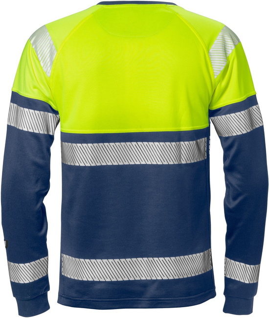 KOSZULKA ODBLASKOWA Z DŁUGIM RĘKAWEM FRISTADS HI-VIZ KLASY 1 7519 THV