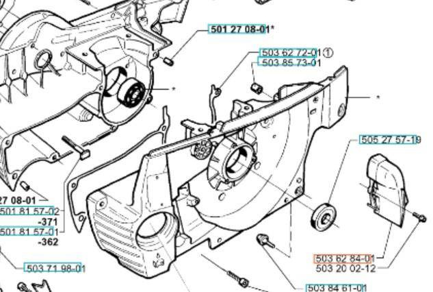 Dysza powietrza Husqvarna 365