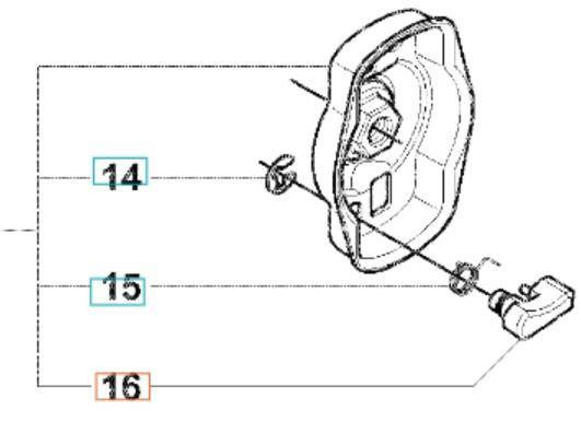 Zabieraki Husqvarna 323 R 333 R 535 rx