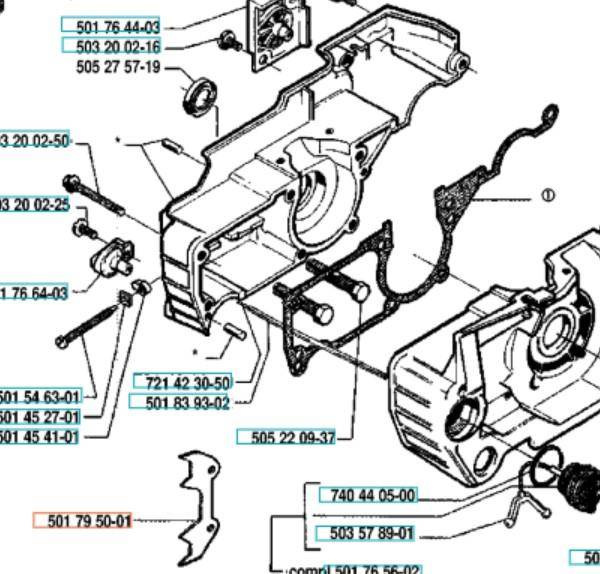 Ostroga Husqvarna 254 XP