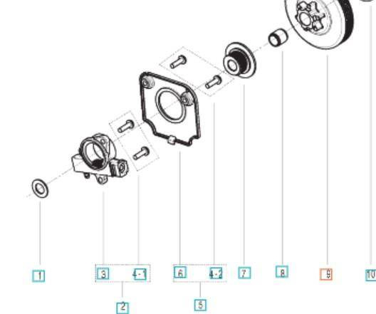 Bęben sprzegła Husqvarna 125