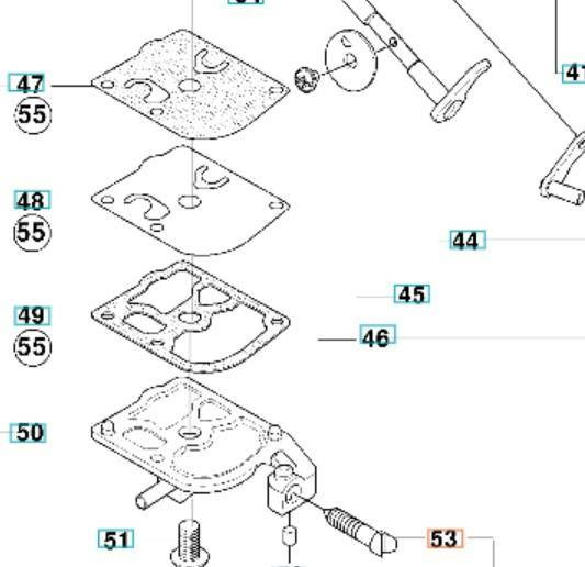 Śruba gaźnika Husqvarna