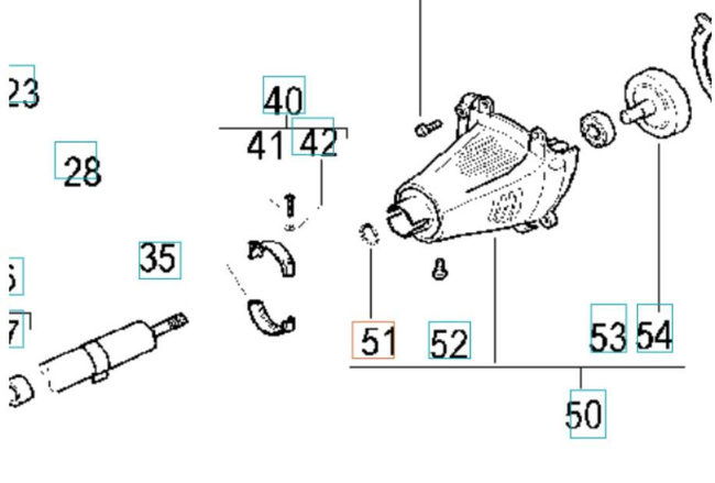 Pierścień zabezpieczający Husqvarna