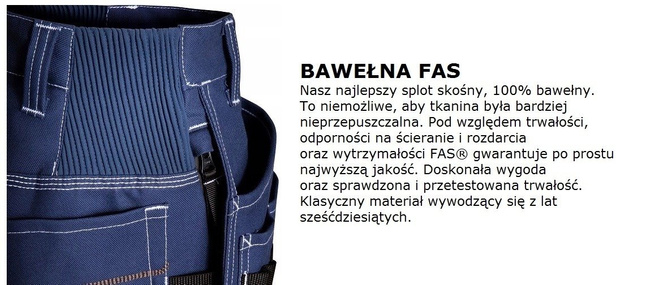 SPODNIE ROBOCZE OSTRZEGAWCZE FRISTADS 247 FAS