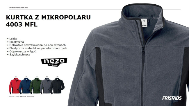 KURTKA POLAROWA FRISTADS FUSION 4003 MFL