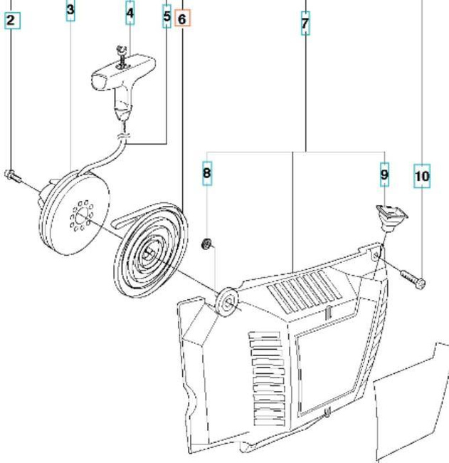 Sprężyna Husqvarna