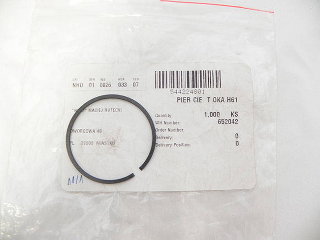 Pierścień tłoka Husqvarna 61