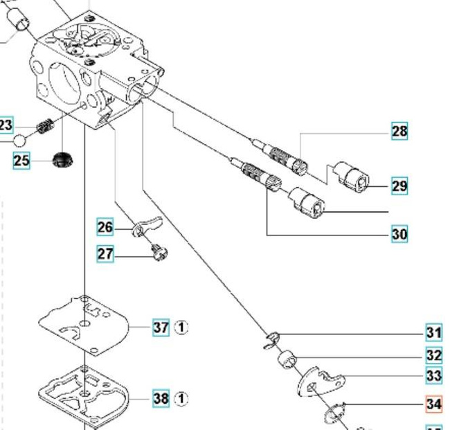 Sprężyna Husqvarna 333R