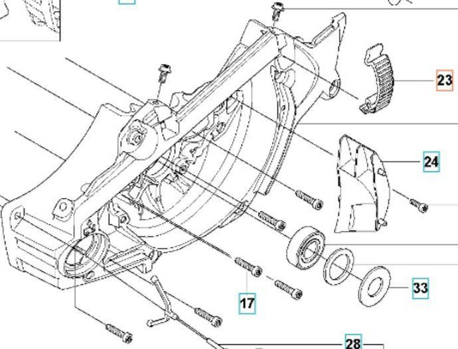 Klamra Husqvarna Klip Zacisk Zatrzask 560 XP 550