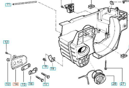 Osłona karteru Husqvarna 137 141 142