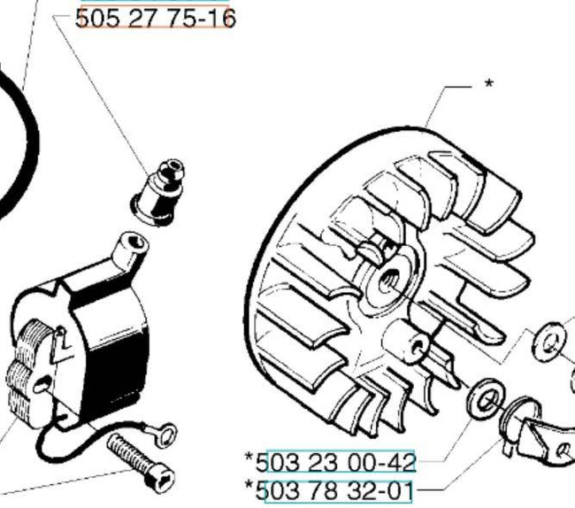 Nakładka izolacyjna Husqvarna 2054