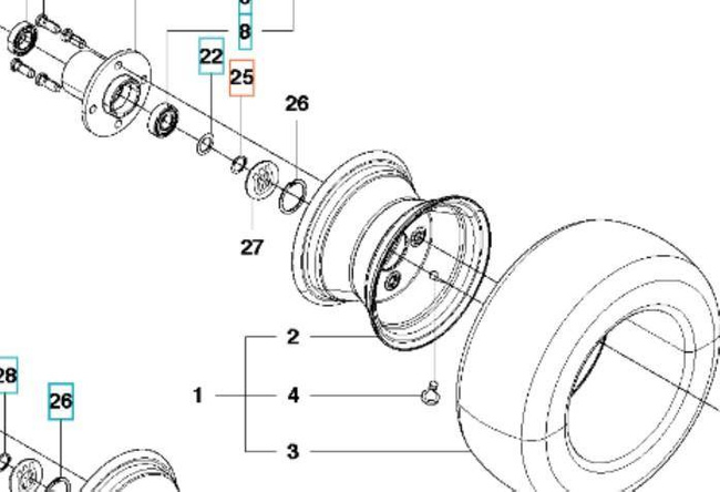 Pierścień zabezpieczający Husqvarna